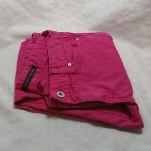 Tommy Hilfiger Straight Leg Jeans Fuschia Pink Casual Pants Skinny taille 0